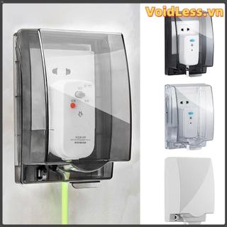 Vỏ cắm điện không dây, Vỏ bảo vệ công tắc loại 86 trong suốt, Bảo vệ ổ cắm chống nước tự dính di động cho gia đình
