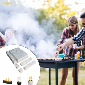 Pealike 96 Chiếc Carbon Nỉ Wick Gốm Len Wick Sợi Gốm Cách Nhiệt Lõi Cotton Cho Bioethanol Chà Cồn