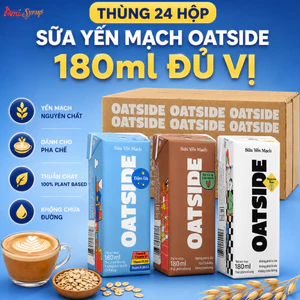 Sữa Yến Mạch OATSIDE 180ml Đủ Vị Oat Milk Mini Hương Vị Thơm Ngon, Dinh Dưỡng