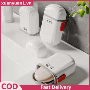 XUAN Xà Phòng Nhựa Món Ăn Hộp Du Lịch Hộp Đựng Có Nắp Hộp Đựng Xà Phòng Bền Niêm Phong Mạnh Sắp Xếp Phòng Tắm Nhà Ngoài Trời Đi Bộ Đường Dài VN