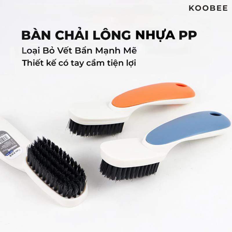 Bàn Chải Mini Đa Năng KOOBEE Cọ Giày Dép Chà Bếp Chà Bồn Rửa Cọ Quần Áo Cán Cầm Chắc Tay | 404