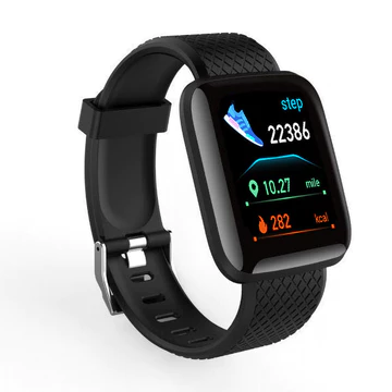 116plus Vòng Tay Thông Minh Sinh Viên Im Lặng Rung Đồng Hồ Báo Thức Vòng Tay Thể Thao Máy Đo Nhịp Tim Bluetooth Vòng Tay Huyết Áp#7. 8al.feng feng #