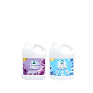 Combo 2 Nước Giặt FeelCleans 3.5L (Tím-Xanh) Sweet Glow Và Warm Bloom Đánh Bay Vết Bẩn, Lưu Hương Lâu, Mềm Mại Sợi Vải