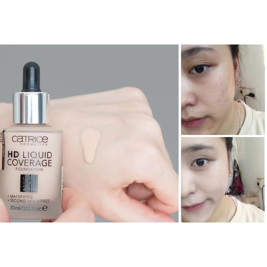 Kem Nền Catrice HD Che Phủ Kiềm Dầu 24H -  Mịn Màng Cho Da Dầu | BigBuy360 - bigbuy360.vn