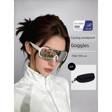 kính chống tia uv kính râm nữ Kính Mát Nữ Ngoài Trời Đi Xe Đạp Kính Nam Hợp Thời Trang Chống Gió Chống Bụi Leo Núi Kính Chống Tia UV Kính Mát