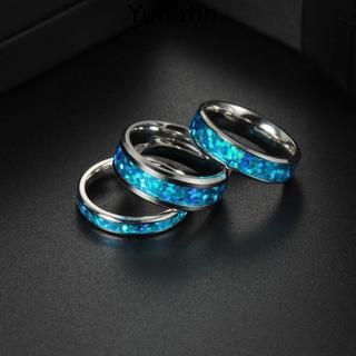 Men's Titanium Steel Wedding Ring by YUNAFIN MALL