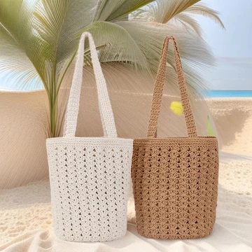 Women's Korean-Style Woven Straw Bag – for the Beach