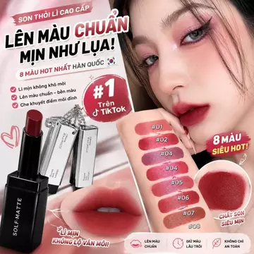 LUCKGO Matte Velvet Lip Cream, Son kem Clay Lip & Cheek công dụng kép, Son kem bóng nhẹ và mềm mại, Lâu trôi, Chống thấm nước, Chống dính, Son kem Mousse và Bùn môi mịn