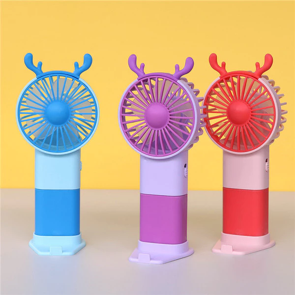 | mini electric fan | 【mini handheld fan】 ❧Mới Nhỏ Di Động Di Động Di Động Quạt Cầm Tay Có Đế Quạt Nhỏ Học Sinh Mini usb Sạc Quạt Mini❥