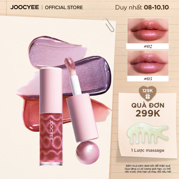 Son bóng mắt mèo JOOCYEE Magneglow Lip Gloss nhũ sáng căng mọng, dưỡng ẩm, lâu trôi