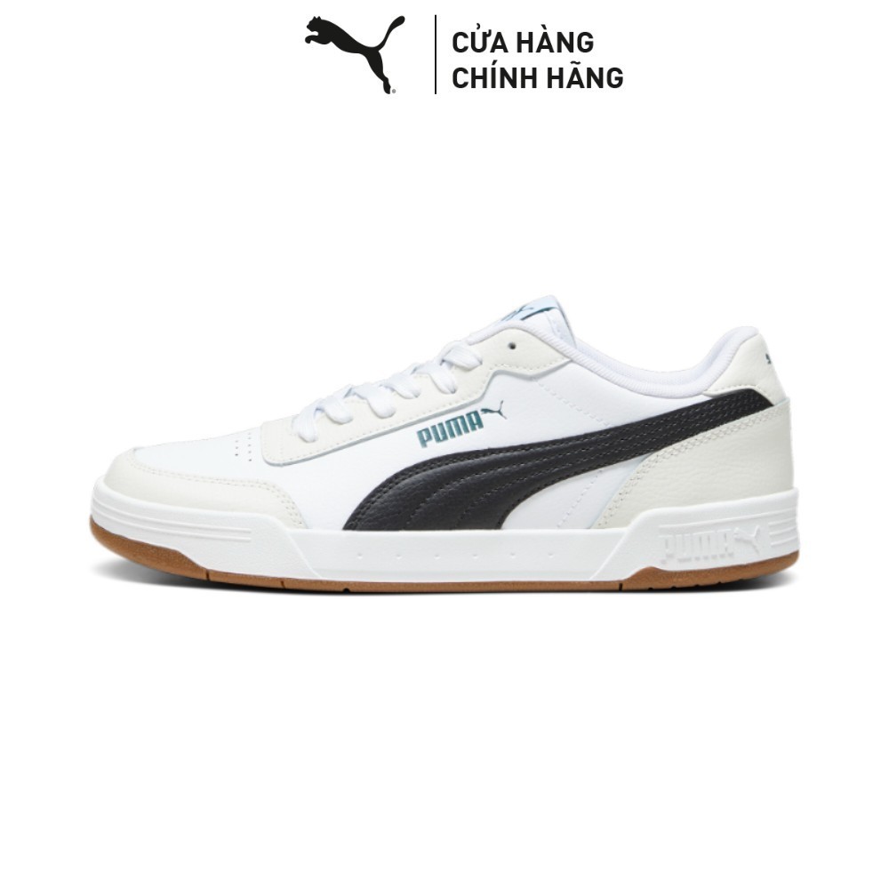 Giày thời trang PUMA Unisex Caracal White-Black-Malachite-Vapor Gray Màu Trắng