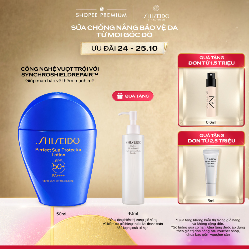 Sữa chống nắng dưỡng da Shiseido GSC Perfect Sun Protector Lotion SPF50+ 50ml