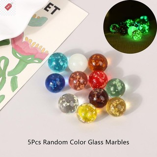 ALIK 5 Chiếc 1.6MM Kính Dạ Quang Nhiều Màu Sắc Các Loại Phát Sáng Trong Bóng Tối Pinball Cho Trẻ Em Trò Chơi VN