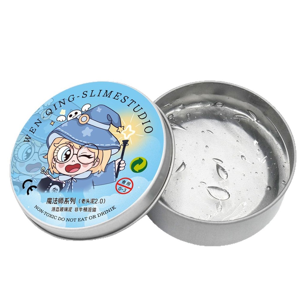 Ông Già Nhỏ Bùn Thủy Tinh Lỏng Không Newton Chất Lỏng Giải Nén An Toàn Đổi Màu Bounce Bùn Màu Đồ Chơi Bùn XV3C