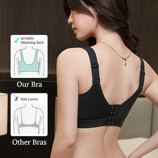 Áo ngực thể thao Brelira, không đường may, không gọng, chống chảy xệ, giúp ngực to trông nhỏ hơn, nội y nữ che phủ toàn diện, cúp tai thỏ.