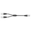 BTM Y Split 3Pin Connector Coppered Studio Live Performances Dây cho máy trộn