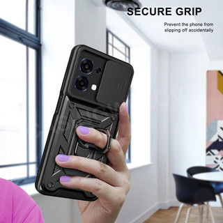 Ốp Điện Thoại Cho Oppo A6 Pro A6X A6T A6t A6s A6T Pro5G 4G 2025 Kim Loại Thời Trang Giáp Vòng Giá Đỡ Đẩy Kéo Camera Vỏ Bảo Vệ Chống Sốc Vỏ Cứng