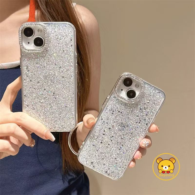 Ốp Điện Thoại Lấp Lánh Sang Trọng Cho Samsung Galaxy S26 S25 S24 S23 S22 S21 S20 S10 Plus Ultra Edge FE Note 20 Ultra 10 Plus Lite Vỏ Dễ Thương Khung Kim Cương Sáng Ốp Lưng Mềm