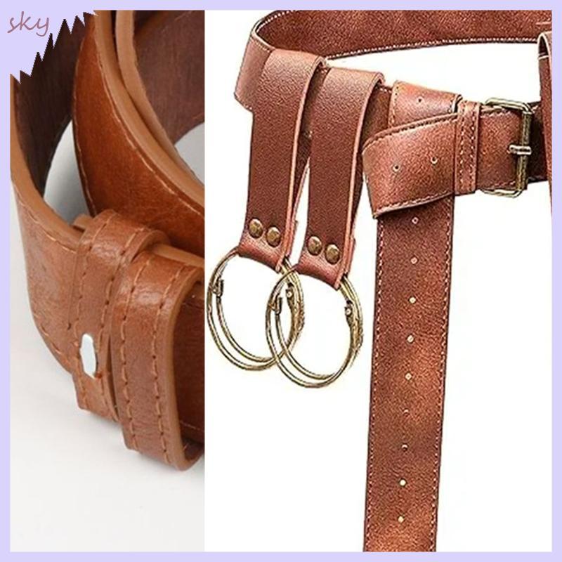 Bầu Trời Nam Phục Hưng Trang Phục Halloween Thời Trung Cổ Cướp Biển Thắt Lưng Túi Fanny Pack Vikinges Trang Phục Phụ Kiện Bộ Cosplay