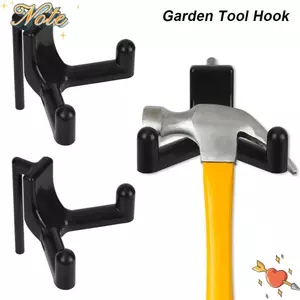 NOTE1 1 Cái Móc Shed, Móc dụng cụ làm vườn bằng nhựa tiết kiệm không gian, Thiết bị làm vườn Móc treo lưu trữ Dụng cụ tổ chức nhà để xe
