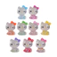 HK1 Sanrio Hello Kitty Trong Suốt Long Lanh Nhân Vật Hành Động Màu Nơ Nhựa Trang Trí KH1