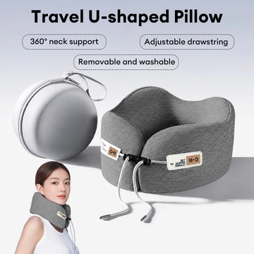 gối kê cổ khi đi máy bay Gối du lịch hình chữ U bằng mút hoạt tính gối ngủ di động gối kê cổ k