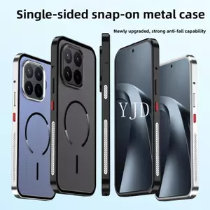 Ốp YJD Cho Xiaomi 17T Pro Khung Kim Loại Matte Back Panel Tản Nhiệt Chống Rơi Vỏ Điện Thoại