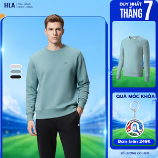 [Bán Chạy] Áo Sweater Nam Dài Tay HLA – Áo Khoác Chống UV, Thoáng Khí & Thấm Hút Áo Giữ Nhiệt & Giữ Ấm & Co Dãn