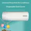 10 Vỏ chống bụi AC dùng một lần trong suốt Vỏ bảo vệ chống nước PE đa năng cho máy điều hòa đứng trên sàn gia đình [VN]