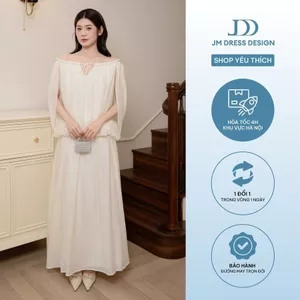 Chân Váy Dài Nhún Ngang Hông 4L11.2605. Chân Váy Dài Nữ Tính Thanh Lịch, Chân Váy Dáng Dài Đi Làm Công Sở, Đi Tiệc JM