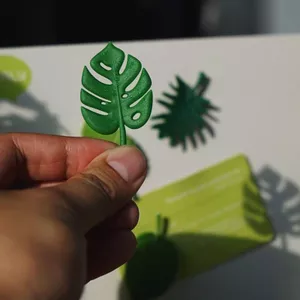 Nhãn dán tủ lạnh trang trí từ tính Văn học Handmade Dễ thương Nhãn dán từ tính sáng tạo 3d Nhãn dán tủ lạnh ba chiều Nhãn dán tủ lạnh 7.1
