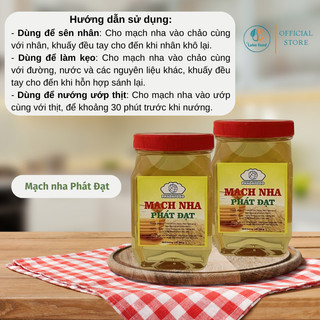 Mạch Nha Phát Đạt 500g - Mạch Nha Vàng Dẻo Thơm Nguyên Liệu Làm Kẹo Nougat, Kẹo Lạc, Sên Nhân Bánh Trung Thu