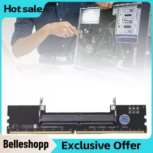 Belleshopp Thẻ chuyển đổi Eujgoov DDR5 U DIMM sang SO RVS Bộ chuyển đổi bộ nhớ máy tính xách tay để sửa chữa và bảo trì máy tính với môi trường thử nghiệm ổn định an toàn