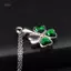PNPIA- Clover Urn Nelace cho - Trang sức hỏa táng Lưu niệm Mặt dây chuyền tưởng niệm Quà tặng