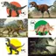 12-Piece Realistic Dinosaur Toy Figure Set with Storage Box, Play Mat & Dino Book — Educational Pretend-Play Gift for Kids