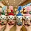 QEARY Búp bê cừu cho bé Tân Cương, Móc khóa cừu nhỏ phong cách sa mạc dễ thương Kawaii, Quà lưu niệm du lịch Mũ lông vũ dân tộc 16cm PP bông cừu móc khóa trang trí ba lô