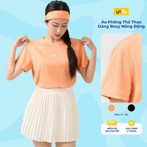 Áo Phông Nữ Yody Thể Thao Dáng Boxy Năng Động Mềm Mại Thấm Hút Mồ Hôi WATS26S012