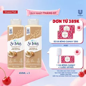 Combo 2 sữa tắm ST.IVES Bơ Yến Mạch (450mlx2)