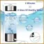Bình nước hydro di động 16OZ Bình nước hydro có thể sạc lại dành cho du lịch, gia đình,