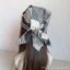 Chấm Bi Đen Màu Trắng Phù Hợp Với Mũ Trùm Đầu Thời Trang Độc Đáo Nữ Mùa Hè Phiên Bản Hàn Quốc Mũ Baotou Phù Hợp Với Nhật Bản Hợp Thời Trang