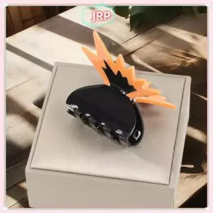 JRP Hàn Quốc Acrylic Nối Bướm Tóc Lấy Cho Bé Gái Vuốt Tóc Thanh Lịch Màu Sắc Tương Phản Kẹp Tóc Nữ Phụ Kiện Tóc JRP