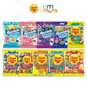 Combo Kẹo Dẻo Trái Cây 5 Gói Chupa Chups, Alpenliebe Jelly - Date Mới