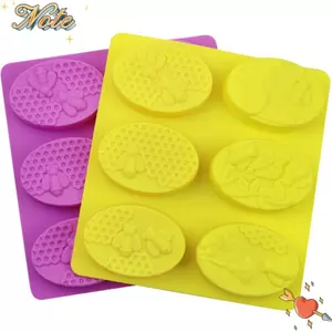 NOTE1 Khuôn xà phòng nhà bếp thủ công 6 lỗ DIY