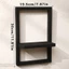 Kệ Treo Tường THEGIRL8B, Giá Trưng Bày Hình Học Bằng Gỗ, Thiết Kế Đơn Giản Phong Cách Vintage Treo Tường Rỗng Giá Để Đồ Phòng Khách