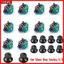 YRBWD 10 CÁI Thay thế nấm, Cần điều khiển Analog có độ chính xác cao ALPS, Bộ phận sửa chữa tay cầm có thể chứng minh chính hãng chất lượng cao cho Xbox One Series X / S