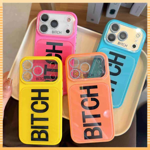 Dành Cho iPhone 17 Pro Max 16 15P Cửa Sổ Lớn Sáng Thiết Kế Camera Thời Trang Màu Kẹo Mát Mẻ Mặt Sau Kính TPU Chống Sốc Vỏ Điện Thoại Chống Trầy Xước Vỏ Bảo Vệ Chống Bụi Bẩn