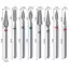 Trong Kho 10Pcs Thép Không Gỉ Phay Cutter Cho Điện Móng Tay Khoan Móng Chân Máy Cá Tuyết