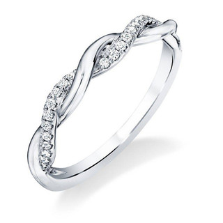 S925 Bạc Đơn Giản Xoắn Micro-Ind Zircon Nhẫn Thời Trang Đơn Giản Quà Tặng Nữ Mặc Hàng Ngày