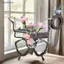Ziyulinyuk Trong Suốt Bướm Acrylic Bình Hoa Ba Chiều Hoa Sắp Xếp Phụ Kiện Bình Bướm Trang Trí Nhà Cửa VN
