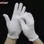 HFSHY 1 Cặp Mới Full Ngón Nam Nữ Nghi Thức Găng Tay Cotton Trắng Bồi Bàn / Lái Xe / Trang Sức / Găng Tay Công Nhân Găng Tay Hấp Thụ Mồ Hôi VN